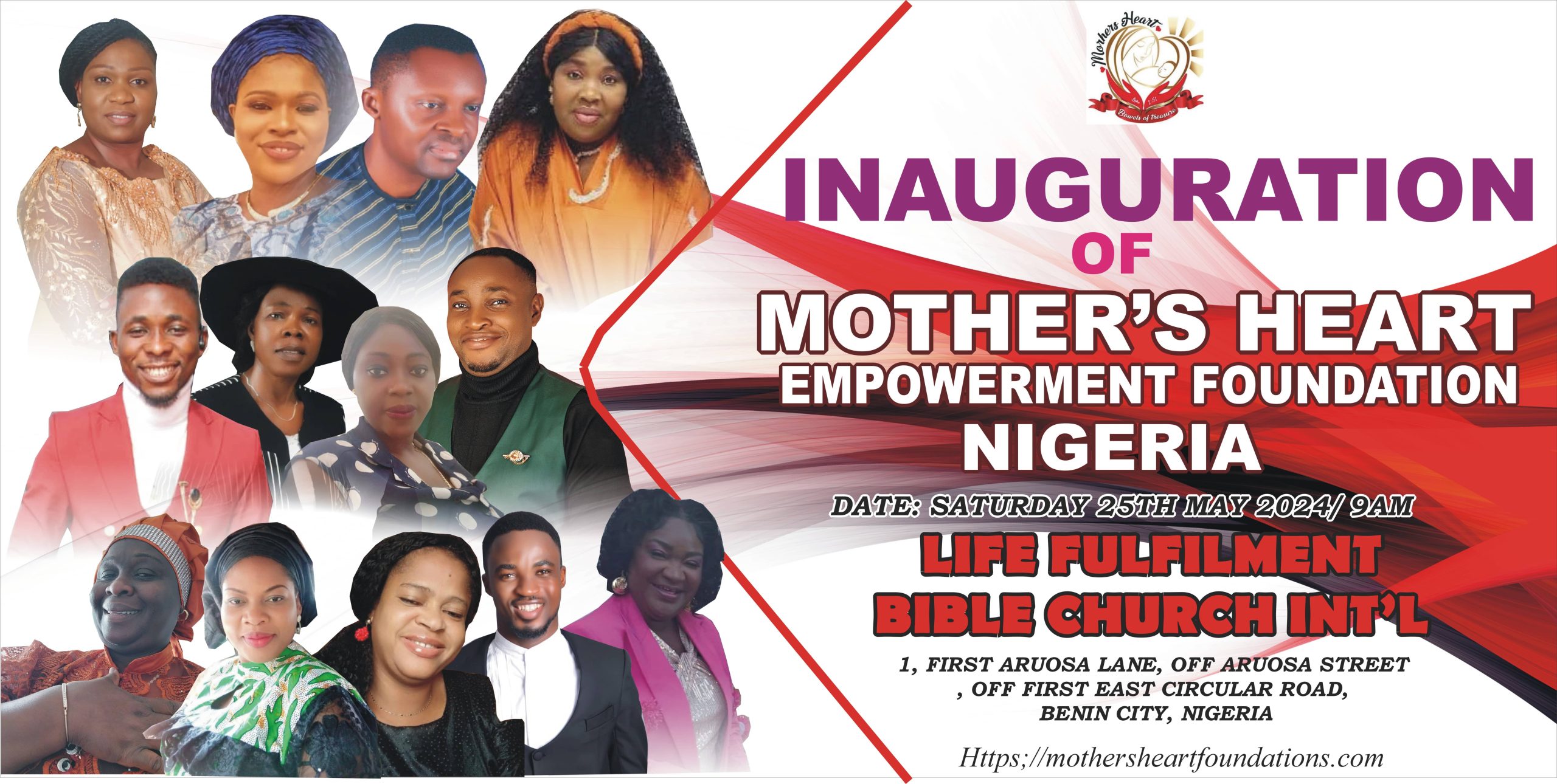 Join Us Live On the Inauguration of Mother’s Heart Empowerment Foundation Nigeria